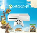 Xbox One Cirrus White - Sunset Overdrive Bundle Box Art Front